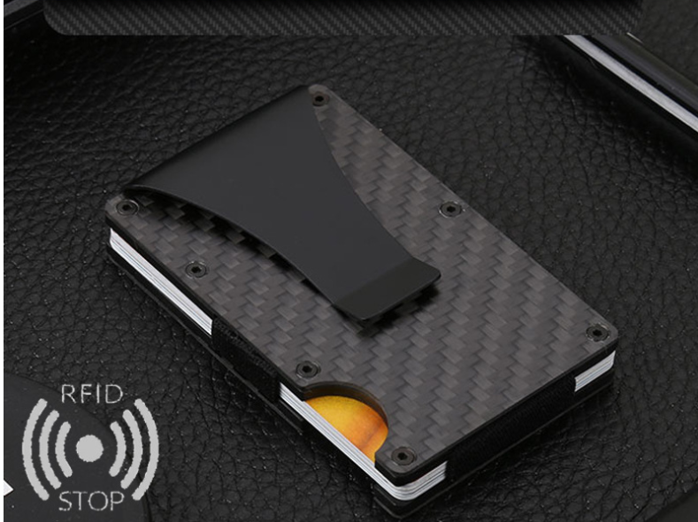 PREMIUM RFID-Blocking Wallet - Stylish Carbon Fiber