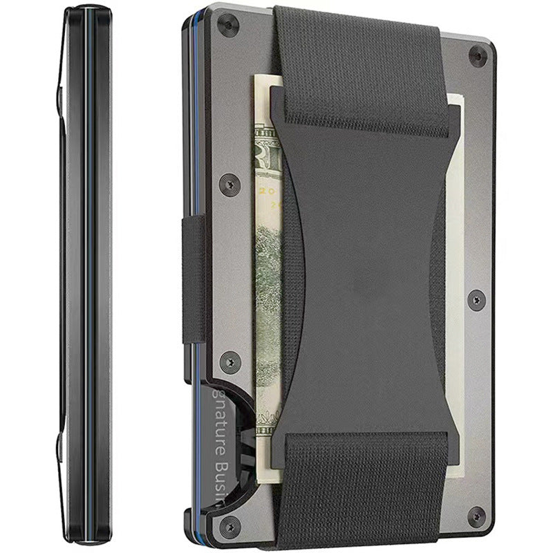 PREMIUM RFID-Blocking Wallet - Smooth Alloy