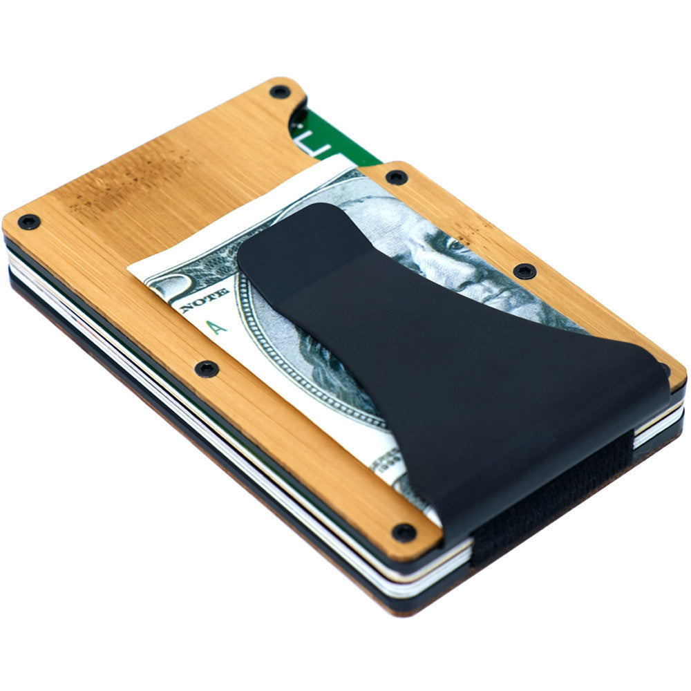 PREMIUM RFID-Blocking Wallet - Wood