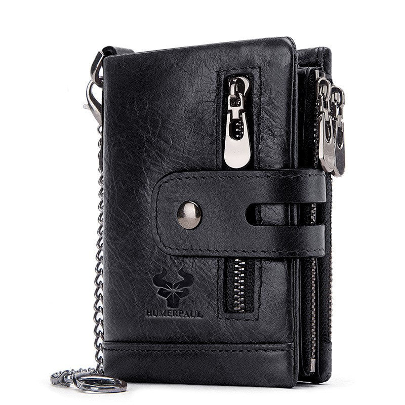 LEATHER RFID-Blocking Wallet - Retro