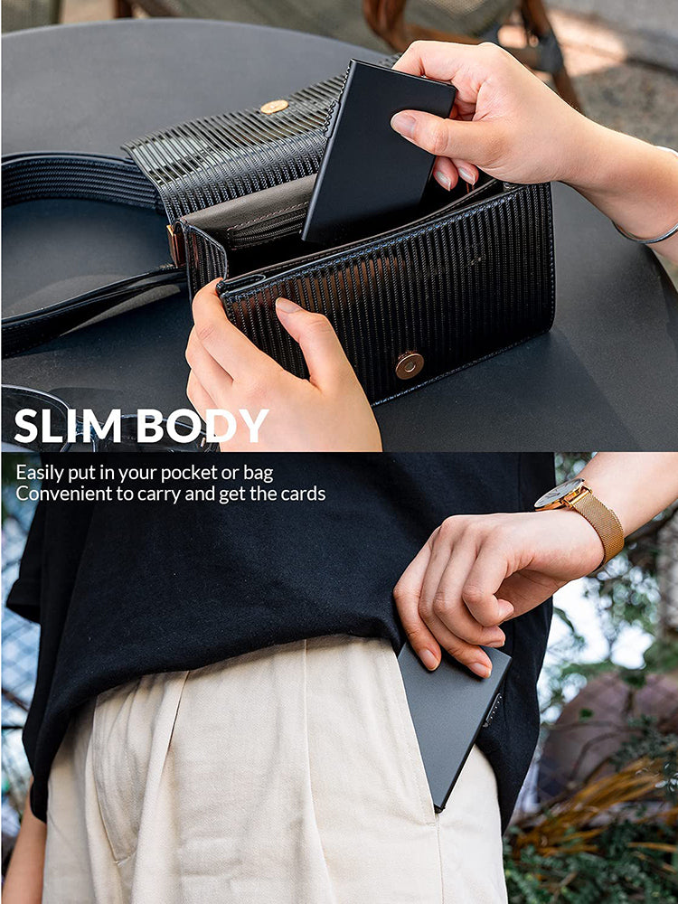 PREMIUM Slim RFID-Blocking Wallet - No Strap